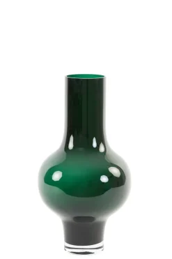 Light en Living Vaas KAELA glas groen - 2 maten