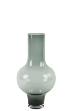 Light en Living Vaas KAELA glas grijs Ø 28 x 62,5 cm - Light & Living