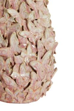 Light en Living Vaas MARIPOSA Ø23x36,5 cm – Keramiek Roze | Light & Living