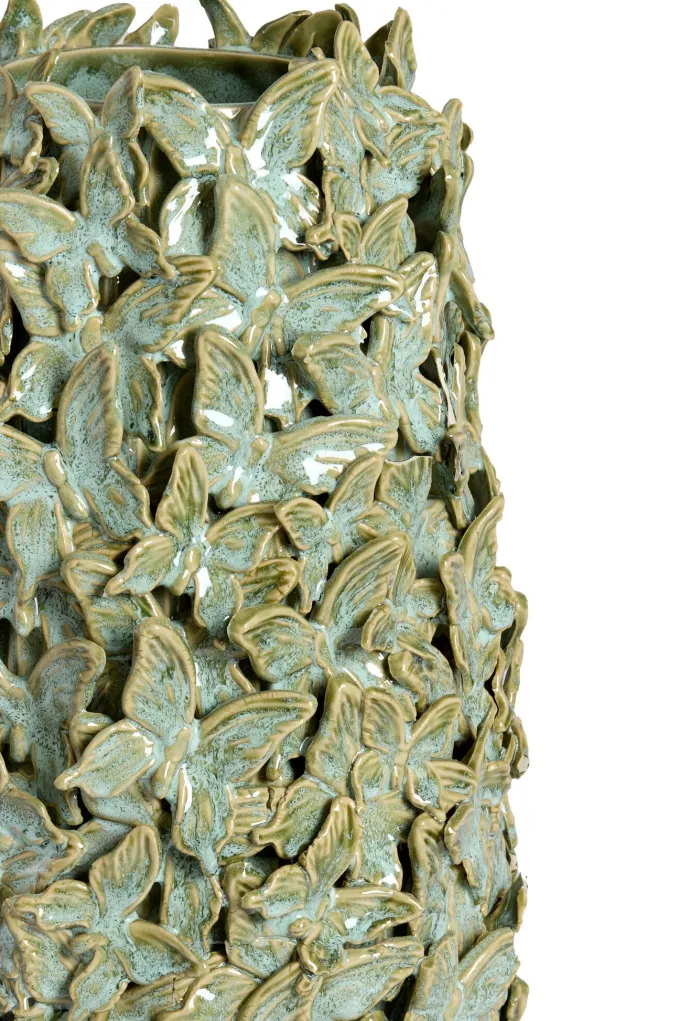 Light en Living Vaas MARIPOSA Ø23x36,5 cm mintgroen keramiek | Light & Living