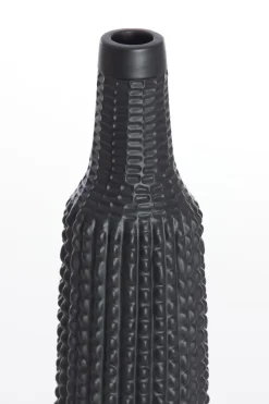 Light en Living Vaas Ø9,5x46 cm ANGIRA mat zwart