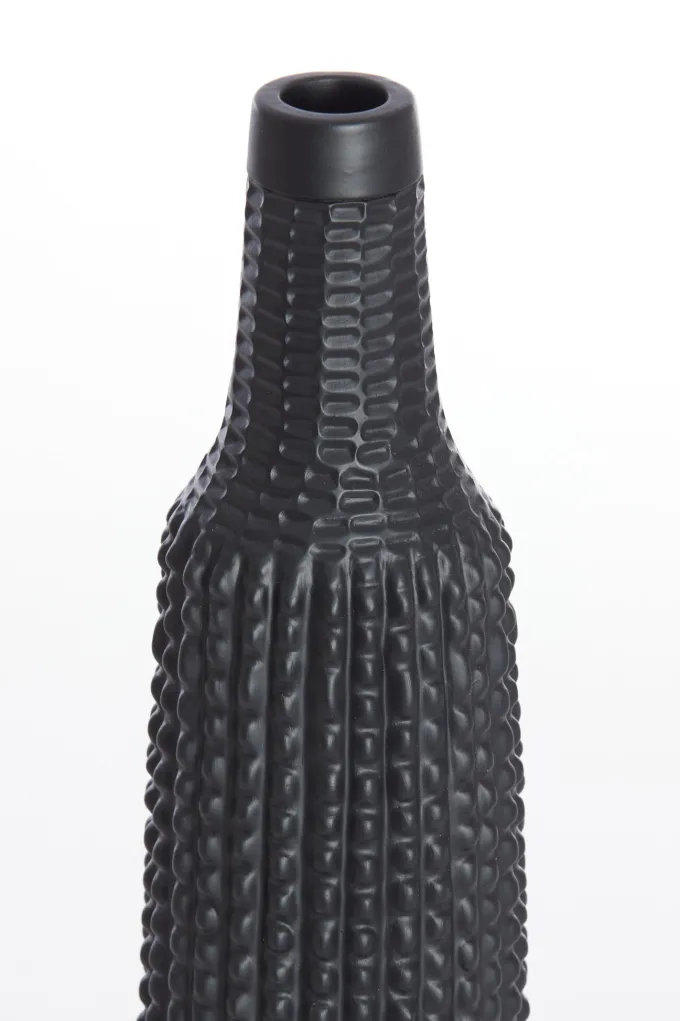Light en Living Vaas Ø9,5x46 cm ANGIRA mat zwart