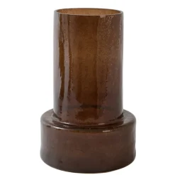 Light en Living Vaas Ø17,5x27,5 cm BORANDO glas donker bruin