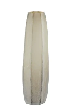 Light en Living Vaas Ø17x60 cm BRADLEY glas licht bruin