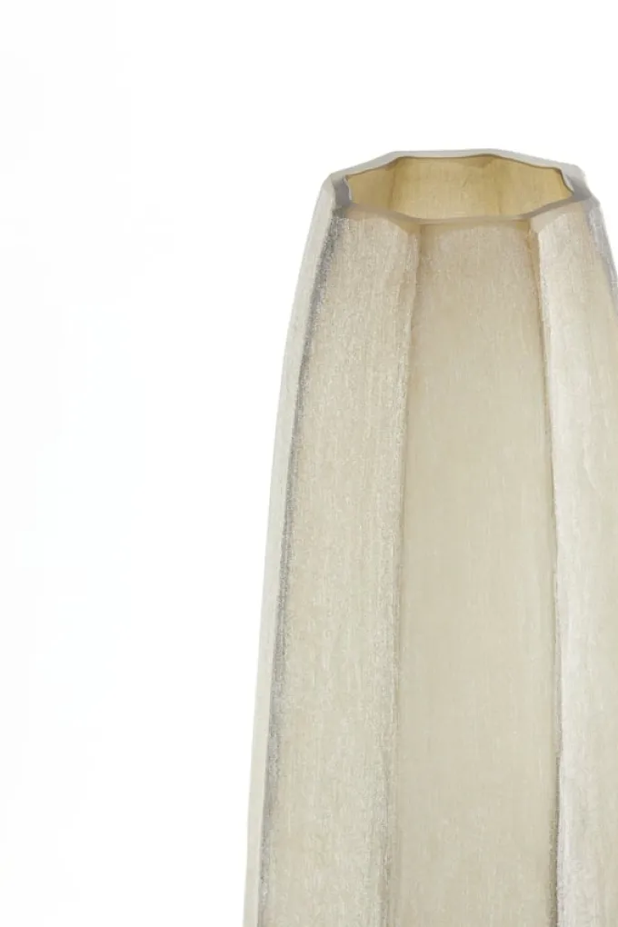 Light en Living Vaas Ø17x60 cm BRADLEY glas licht bruin