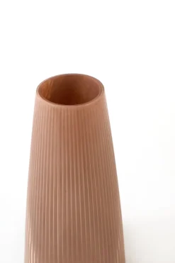 Light en Living Vaas Ø15x29,5 cm FARENZO glas oud roze