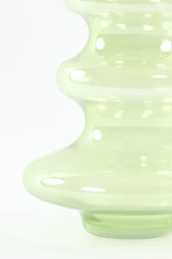 Light en Living Vaas 21.5 x 40.55 cm Niana glas olie gras groen