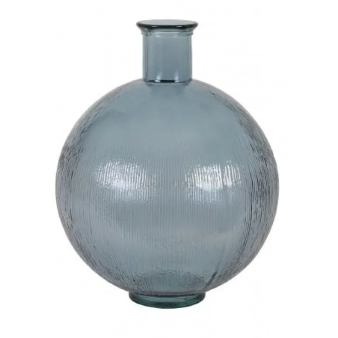 Light en Living Vaas Ø34x42 cm RALLOCI glas licht blauw van Light & Living