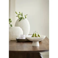 Light en Living Vaas 30x19,5x36 cm MIRALLI creme
