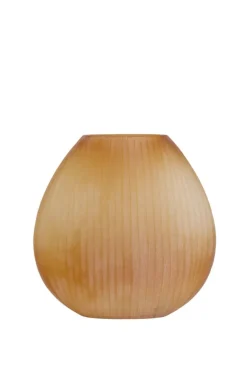 Light en Living Vaas 43x16x43 cm SANTINO glas mat amber