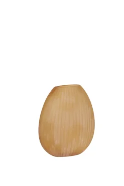 Light en Living Vaas 33x13x33,5 cm SANTINO glas mat amber