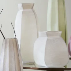 Light en Living Vaas 24,5x22,5x50,5 cm VELIKO glas bruin