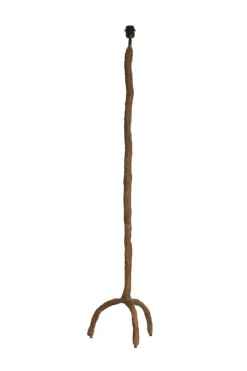 Light en Living Vloerlamp Guja 137cm - Bruin