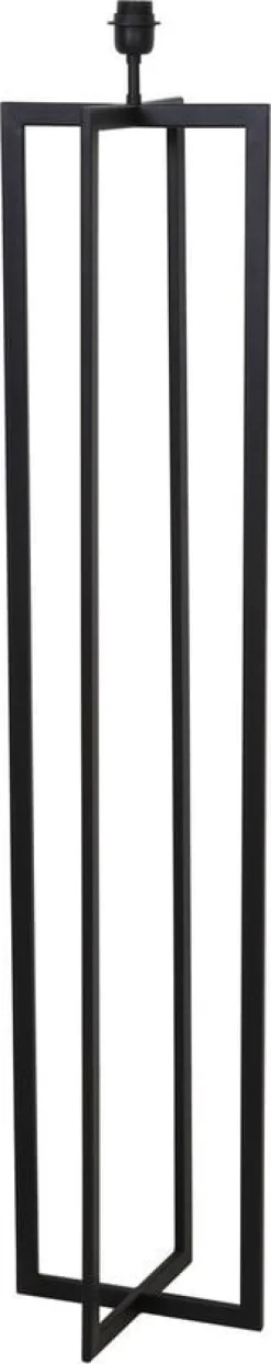 Light en Living Vloerlamp MACE Mat Zwart 30x30x140 cm van Light & Living