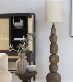 Light en Living Vloerlamp Ø30x135 cm MARREE donker bruin