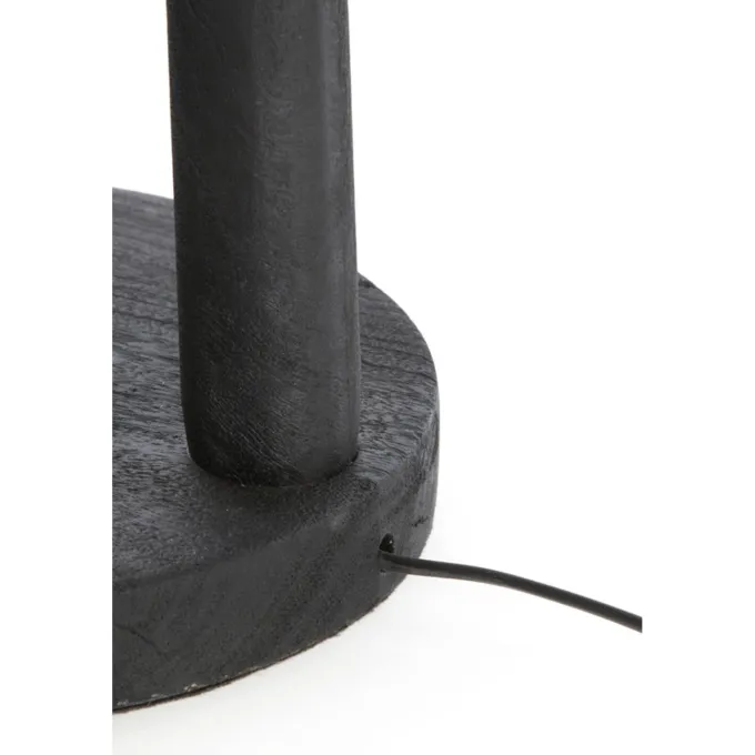 Light en Living Vloerlamp Ø30x135 cm XITTA hout mat zwart