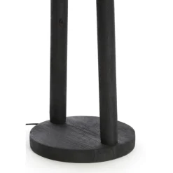 Light en Living Vloerlamp Ø30x135 cm XITTA hout mat zwart