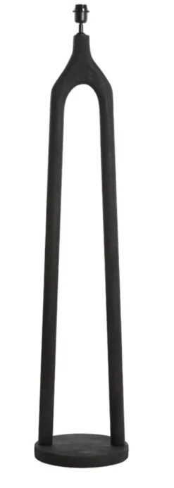 Light en Living Vloerlamp Ø30x135 cm XITTA hout mat zwart
