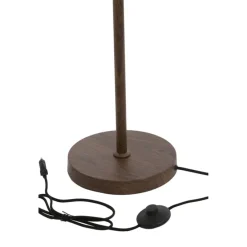 Light en Living Vloerlamp Ø23x159 cm DANIA hout print d bruin+touw crème