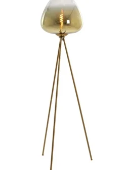 Light en Living Vloerlamp Ø42x146 cm MAYSON glas goud-helder+goud