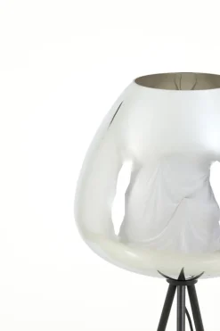 Light en Living Vloerlamp Ø42x146 cm MAYSON mat zwart met smoke glas