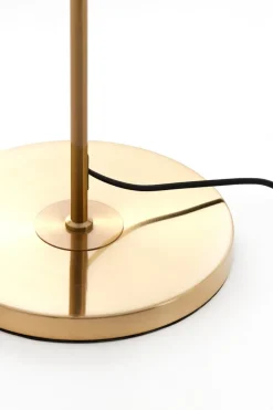 Light en Living Vloerlamp Ø30x160 cm MEDINA glas smoke+goud