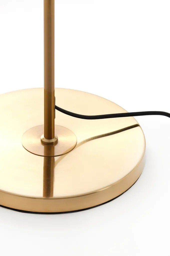 Light en Living Vloerlamp Ø30x160 cm MEDINA glas smoke+goud