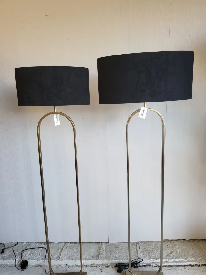 Light en Living Vloerlamp 30x15x142 cm JAMIRI mat zwart van Light & Living