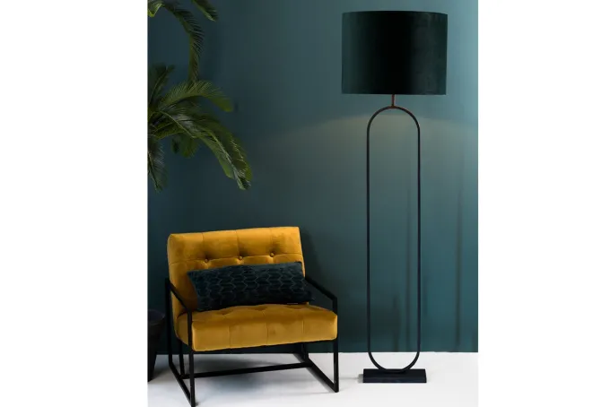 Light en Living Vloerlamp 30x15x142 cm JAMIRI mat zwart van Light & Living
