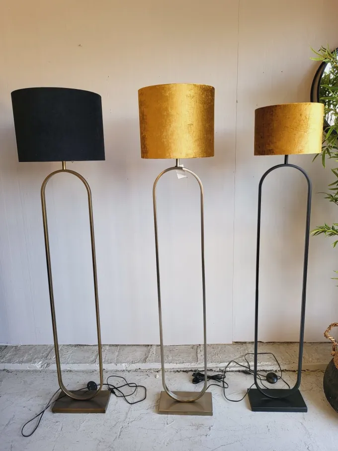 Light en Living Vloerlamp 30x15x142 cm JAMIRI mat zwart van Light & Living