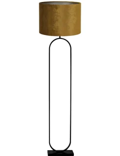 Light en Living Vloerlamp 30x15x142 cm JAMIRI mat zwart van Light & Living
