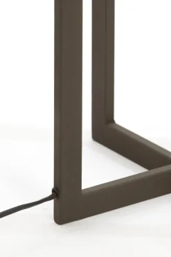 Light en Living Vloerlamp 30x30x140 cm MACE bruin van Light & Living