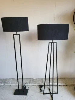 Light en Living Vloerlamp 30x15x141 cm SHIVA mat zwart