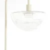 Light en Living Vloerlamp 43x30x165 cm BAYLIE mat creme+helder glas