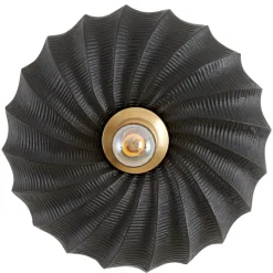 Light en Living Wandlamp Bapato zwart Ø27x9 cm