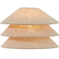Light en Living Wandlamp E14 28x14x19 cm WARIDO linnen naturel