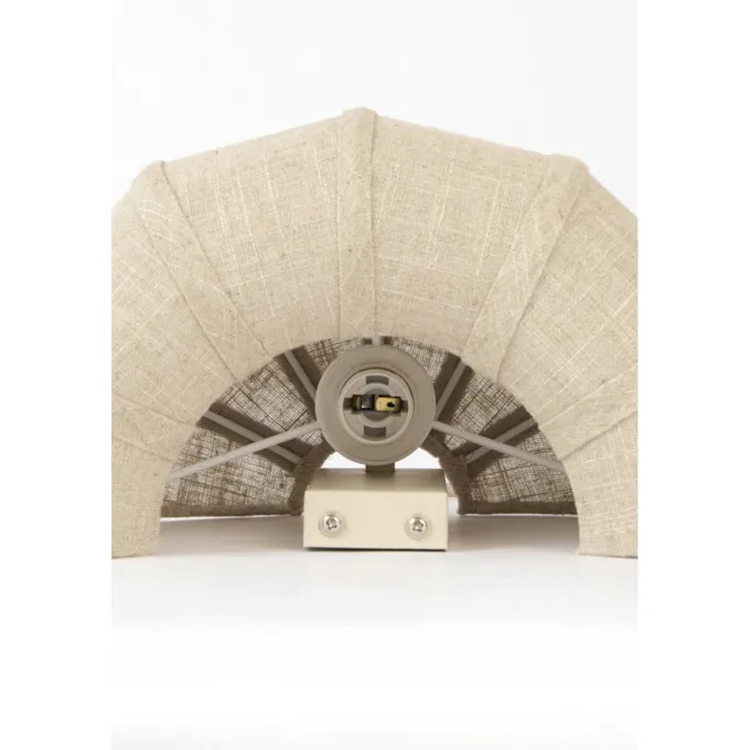 Light en Living Wandlamp E14 30x16x19 cm ZOSIA linnen naturel