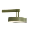 Light en Living Wandlamp LED 19x13x8,5 cm TOLIARA olijf groen