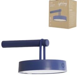 Light en Living Wandlamp LED 19x13x8,5 cm TOLIARA kobalt blauw