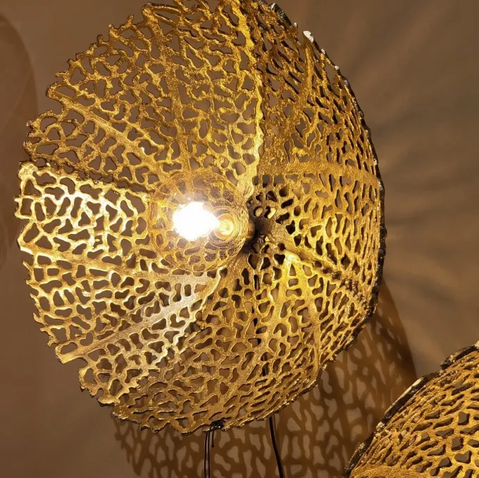 Light en Living Wandlamp Ø39x20 cm SINULA goud