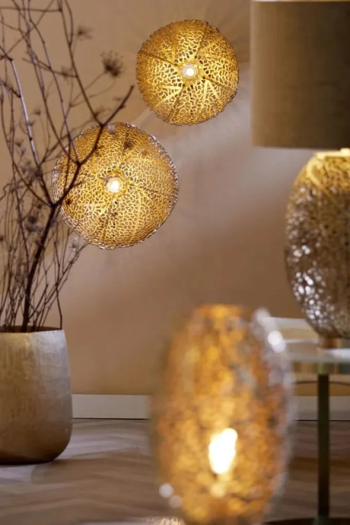 Light en Living Wandlamp Ø39x20 cm SINULA goud