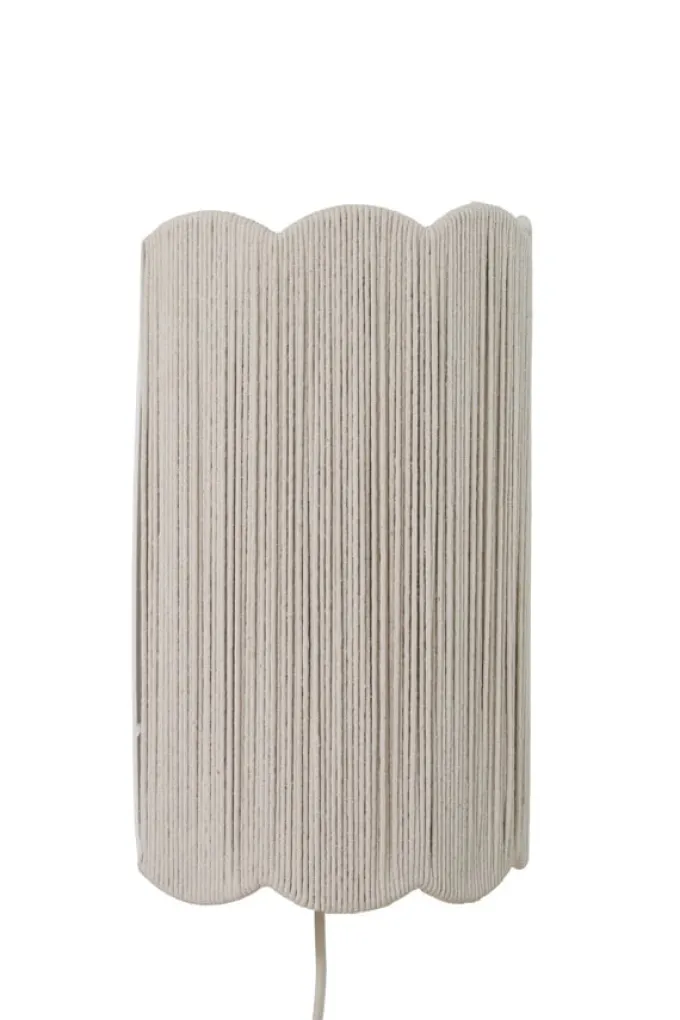 Light en Living Wandlamp 26,5x15x40 cm SIVA crème