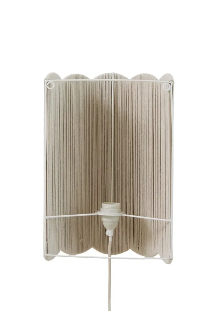 Light en Living Wandlamp 26,5x15x40 cm SIVA crème