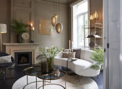 Light en Living Wandornament 60x1,5x60 cm LOLITA antiek brons