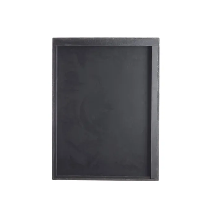 Light en Living Wandornament 80x8x60 cm COLINO hout mat zwart