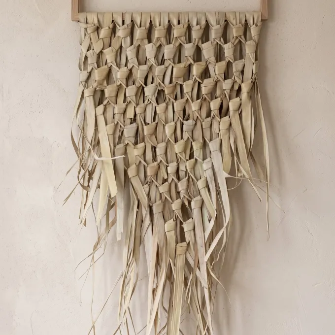 Light en Living Wandornament 45x55 cm KATIOLA palm blad