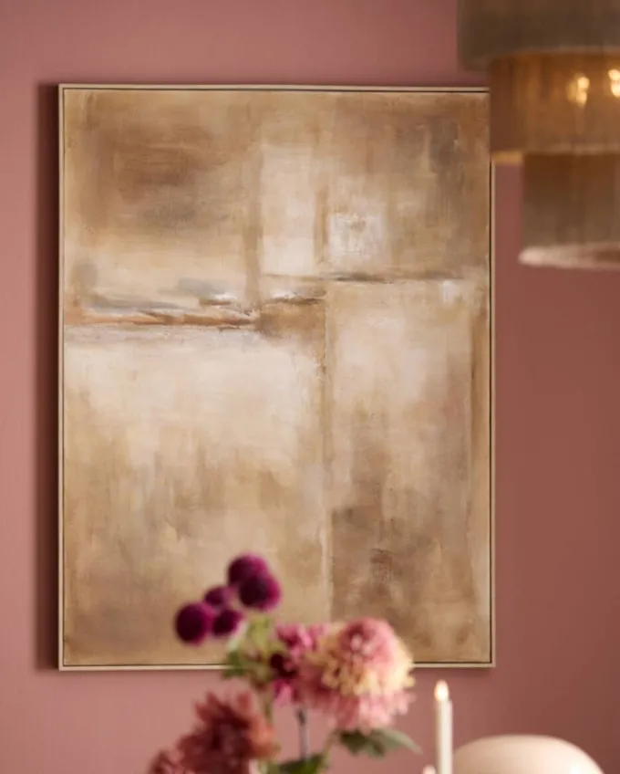 Light en Living Wandornament 90x3,5x120 cm MANARO terra+zand