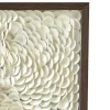 Light en Living Wandornament 80x4x80 cm XELHU crème+donker bruin