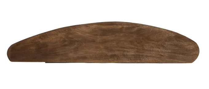 Light en Living Wandplank 100x25x3 cm GINOSU mat donker bruin