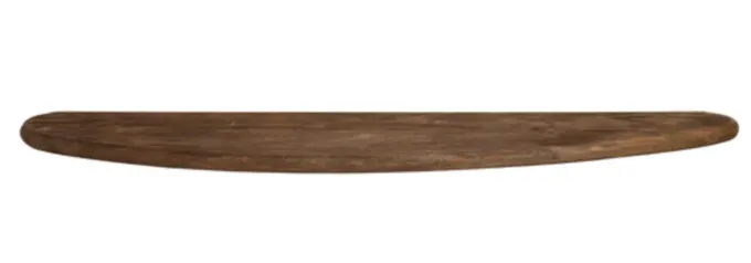 Light en Living Wandplank 100x25x3 cm GINOSU mat donker bruin